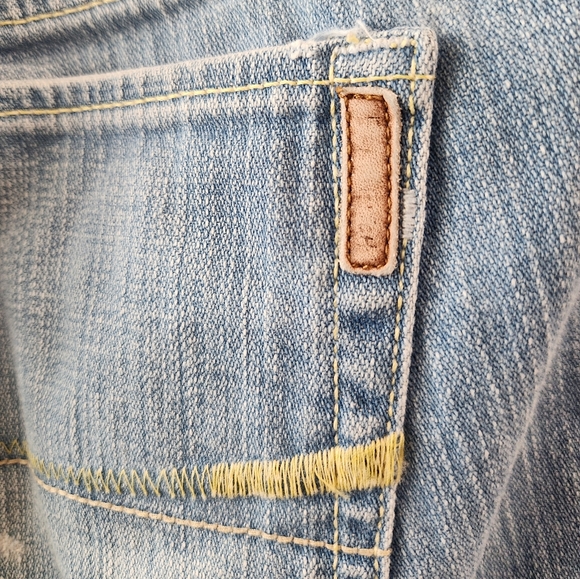 Vintage Y2K Ezra‎ Fitch Abercrombie Jeans Women's Blue Denim Light Wash Size 30 - Picture 9 of 11